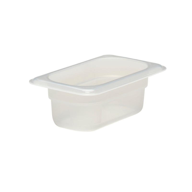 Konteineris GN 1/9 iš skaidraus polipropileno, Cambro, GN 1/9, 0,57L, Permatomas, 108x176x(H)65mm