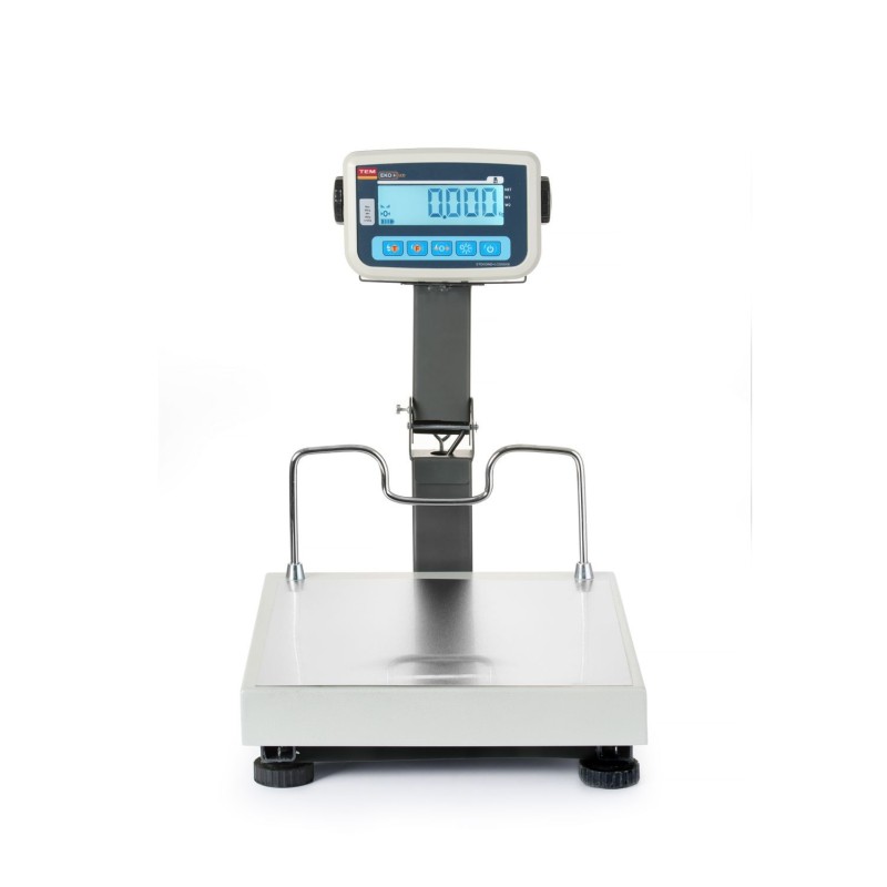 LCD platformos svarstyklės su sulankstomu stovu ir legalizacija, EKO+ linija, 60 kg, TEM, 350x400x(H)522mm