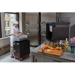 Vežimėlis Camdolly termoizoliaciniams konteineriams Cam GoBox, GN 1/1, Cambro, Raudona, 692x426x(H)167mm