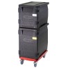 Vežimėlis Camdolly termoizoliaciniams konteineriams Cam GoBox, GN 1/1, Cambro, Raudona, 692x426x(H)167mm