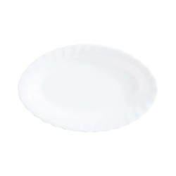 Ovalo formos lėkštė užkandžiams Trianon, Arcoroc, 220 mm, Balta, 220x140x(H)28mm