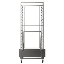 Papildomas įvažiuojamasis vežimėlis Tecnoeka Millennial 16x 600x400 krosnims, Tecnoeka, 740x560x(H)1704mm