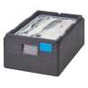 Termoizoliacinis konteineris Cam GoBox, įkrovimas iš viršaus, GN 1/1, 35,5 l, Cambro, Juodas, 600xx(H)257mm