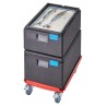Termoizoliacinis konteineris Cam GoBox, įkrovimas iš viršaus, GN 1/1, 35,5 l, Cambro, Juodas, 600xx(H)257mm