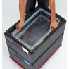 Termoizoliacinis konteineris Cam GoBox, įkrovimas iš viršaus, GN 1/1, 35,5 l, Cambro, Juodas, 600xx(H)257mm