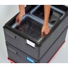 Termoizoliacinis konteineris Cam GoBox, įkrovimas iš viršaus, GN 1/1, 35,5 l, Cambro, Juodas, 600xx(H)257mm