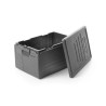 Termoizoliacinis konteineris Cam GoBox Economy 46 l, GN 1/1, GN 1/2, Cambro, Juodas, 600x400x(H)316mm