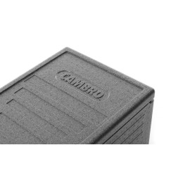 Termoizoliacinis konteineris Cam GoBox Economy 46 l, GN 1/1, GN 1/2, Cambro, Juodas, 600x400x(H)316mm